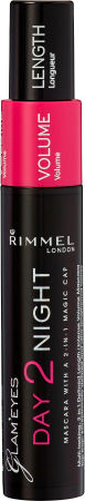 Rimmel Day 2 Night Mascara pentru Volum 001 Negru 9.5ml