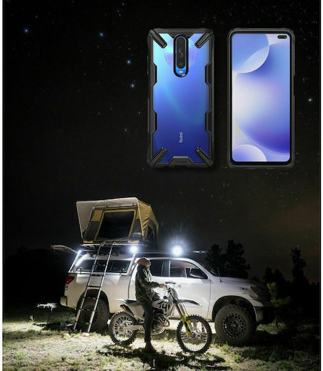 Ringke Fusion X Back Cover Σιλικόνης 2mm Μαύρο (Redmi K30)