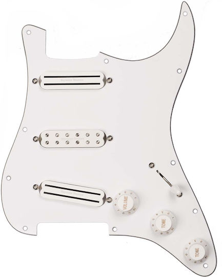 Seymour Duncan Pickguard για Ηλεκτρική Κιθάρα Stratocaster PreLoaded Pickguard Dave Murray White