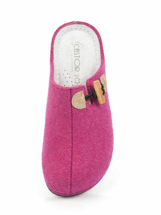 Anatomice Din Piele Papuci de Damă Fuchsia