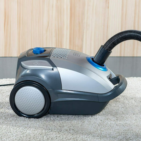 Black & Decker BXVMB700E Прахосмукачка 700W С торба 4лт Сив