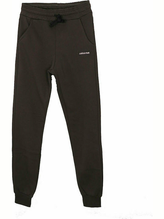 Cotton4all 22-360 Men's Sweatpants with Rubber Dark Green