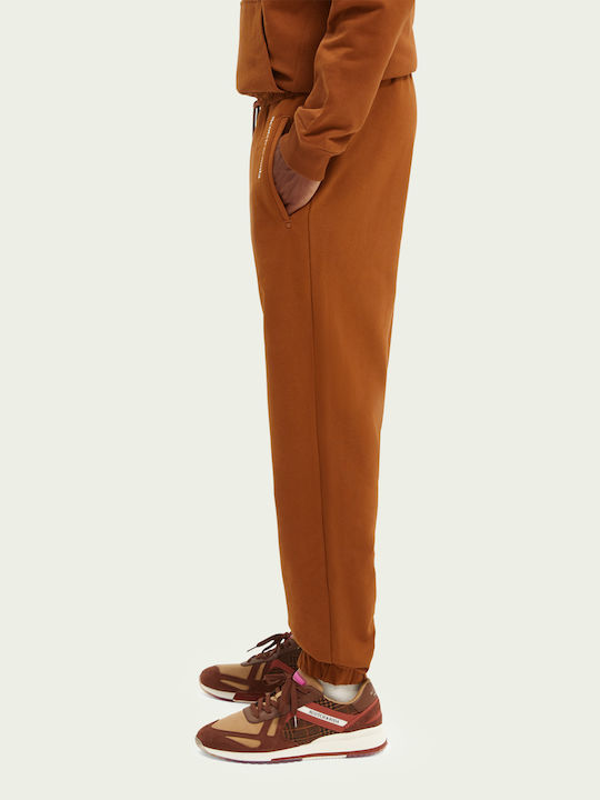 Sweatpants with Elastic Brown