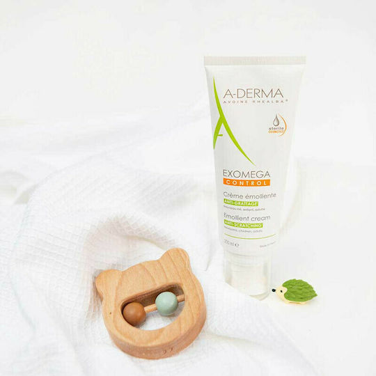 A-Derma Exomega Control Emollient Cream Moisturizing Cream Regeneration for Dry/Very Dry & Sensitive Skin 400ml