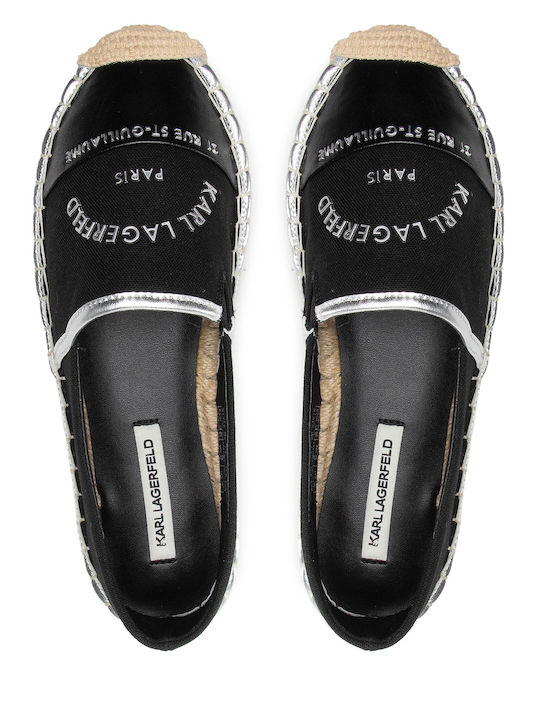 Women's Fabric Espadrilles Black