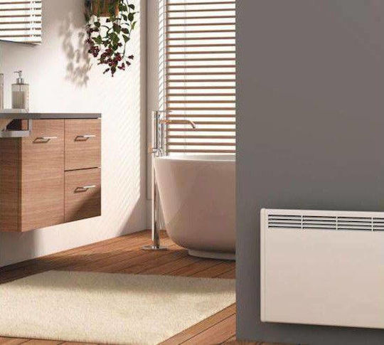Beha PV 15 Конвектор Стена 1500W с Електронен Термостат и WiFi 117.5x40см Бял