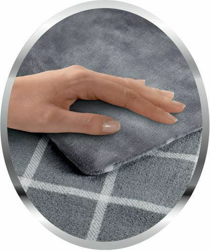 Imetec Adapto Velvet Squares Μονή Ηλεκτρική Κουβέρτα Πλενόμενη με Χρονοδιακόπτη Γκρι 150W 95x150εκ.