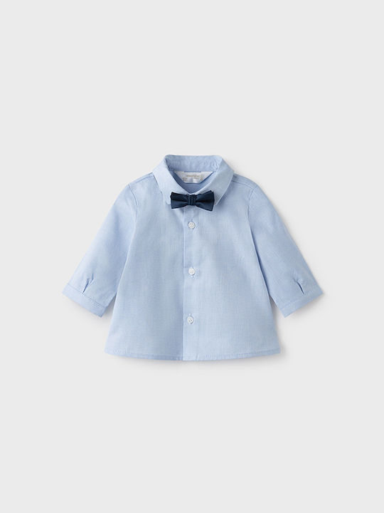 Mayoral Kids One Color Shirt Light Blue