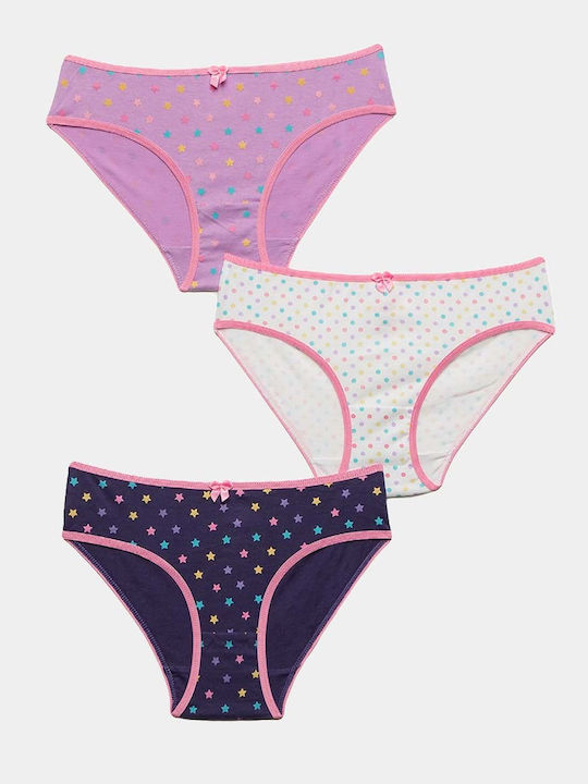 Minerva Stars Set pentru copii cu chiloței Multicolore 3buc