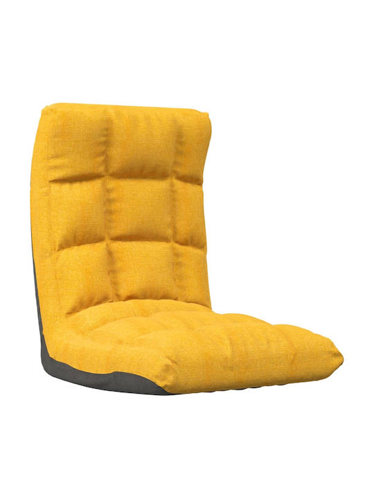 Multifunctional Bean Bag Chair Waterproof Mustard 50x64x58cm