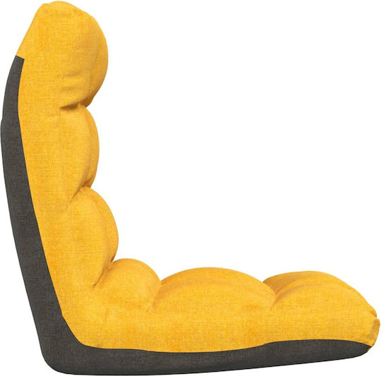 Multifunctional Bean Bag Chair Waterproof Mustard 50x64x58cm