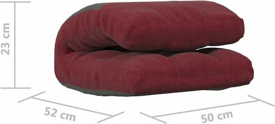 Vielseitiger Sitzsack Sessel Wasserdicht Burgundisch 50x64x58cm