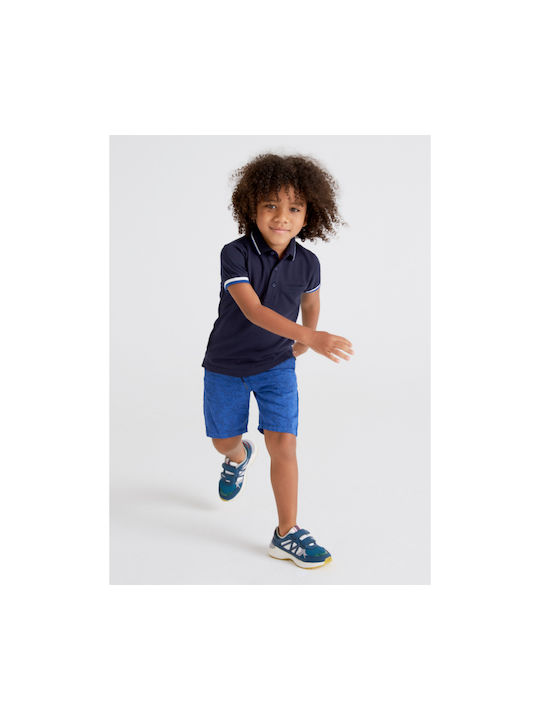 Mayoral Kids Shorts/Bermuda Fabric Blue