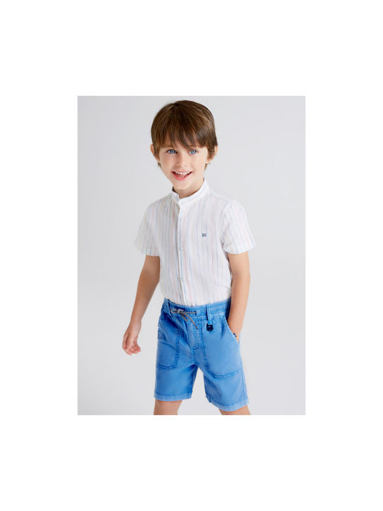 Mayoral Kids Shorts/Bermuda Fabric Light Blue