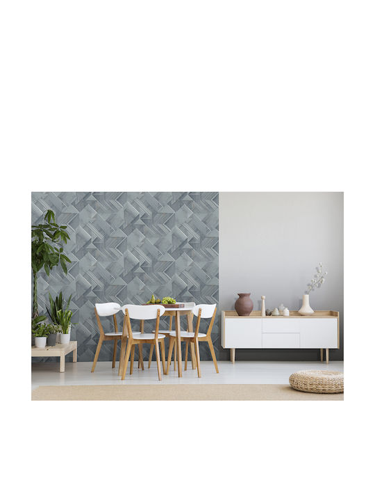 Wallpaper Onyx Vinyl Grey L1005xW53cm