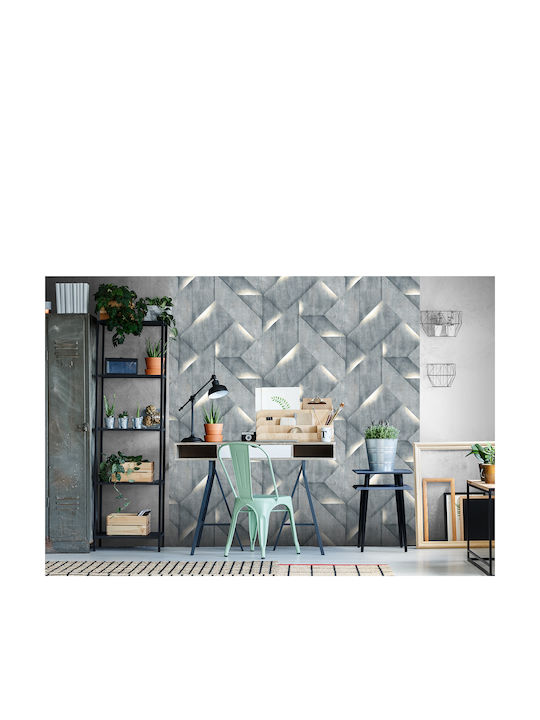 Wallpaper Onyx Vinyl Grey L1005xW53cm