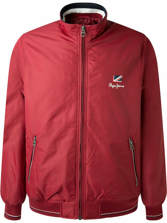 Theodore Jacket Bomber Burgundy