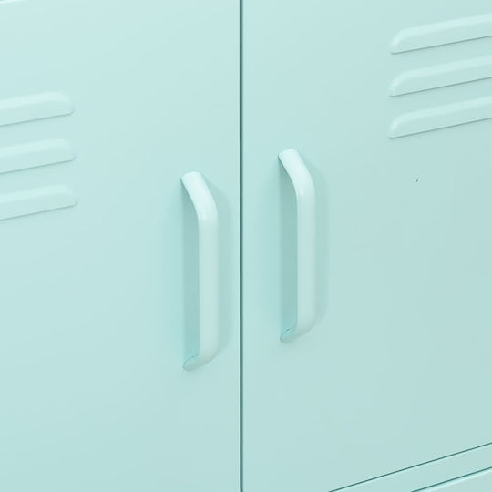 Metal Office Cabinet Mint 80x35x101.5cm