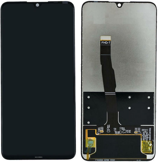 Οθόνη με Front Camera με Μηχανισμό Αφής για Huawei P30 Lite (Μαύρο)