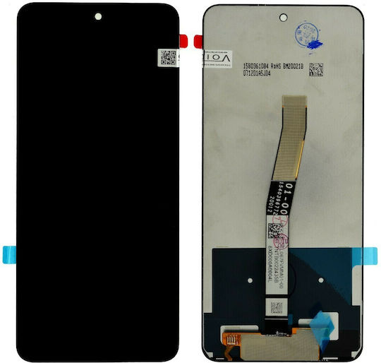 Οθόνη με Μηχανισμό Αφής για Redmi Note 9 Pro / Note 9s (Μαύρο)