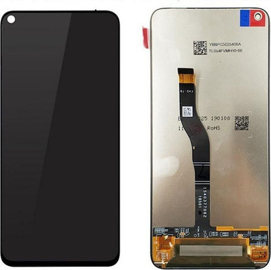 Екран Сензорен Механизъм Huawei Nova 5T Honor 20 Черен Oem