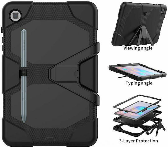 Survive Back Cover Ανθεκτική Μαύρη (Galaxy Tab S6 Lite 10.4)