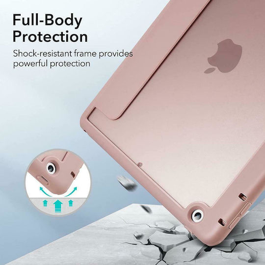ESR Rebound Hybrid Flip Cover Pink (iPad 2019/2020/2021 10.2'')