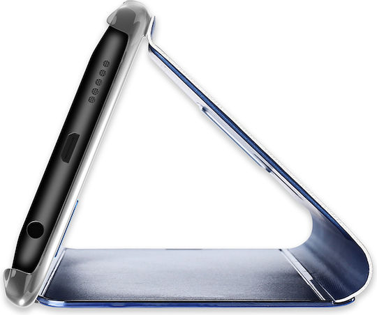 Hurtel Clear View Book Plastic Silver (Galaxy S9)