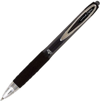 Uni-Ball Gel Impact UM-153S Pen 1mm with Black Ink Black Body