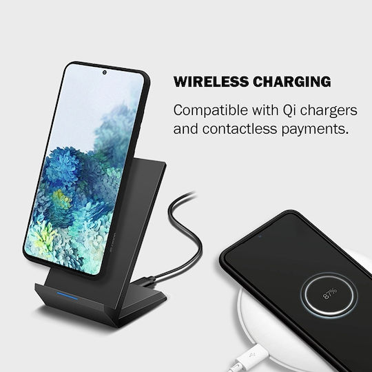 Crong Color Premium Back Cover Σιλικόνης Μαύρο (Galaxy S20 Ultra)