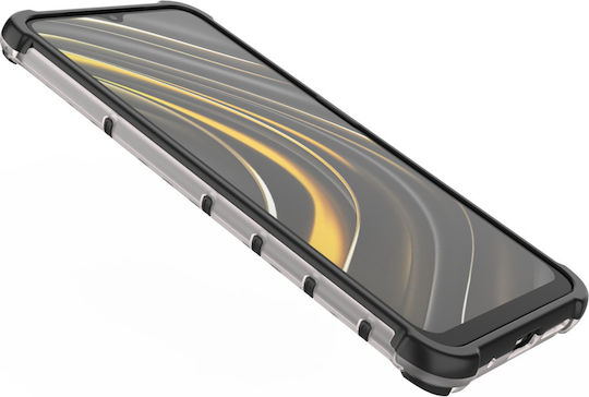 Hurtel Honeycomb Back Cover Σιλικόνης Διάφανο (Poco M3 / Redmi 9T)