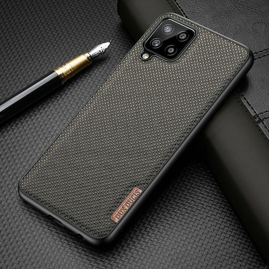 Dux Ducis Fino Задна корица Силикон / Текстил Черен (Galaxy A22 4G)