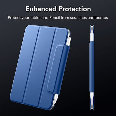 ESR Rebound Magnetic Flip Cover Piele artificială Navy (iPad mini 2021)