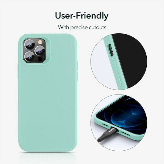 ESR Cloud Back Cover Silicone Green (iPhone 12 / 12 Pro)