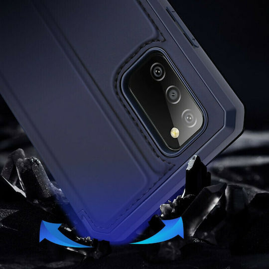 Dux Ducis Skin X Book Δερματίνης Μπλε (Galaxy A02s)