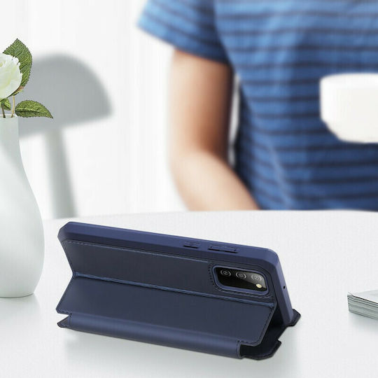 Dux Ducis Skin X Book Δερματίνης Μπλε (Galaxy A02s)