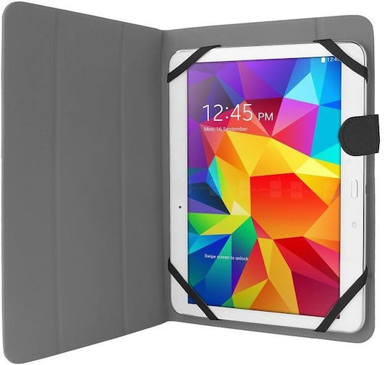 Puro Easy Flip Cover Δερματίνης Μαύρο (Universal 10")