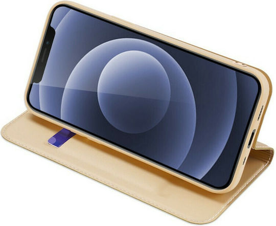 Dux Ducis Skin Pro Book Δερματίνης Χρυσό (iPhone 13 mini)