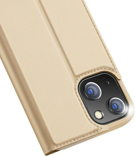 Dux Ducis Skin Pro Book Δερματίνης Χρυσό (iPhone 13 mini)
