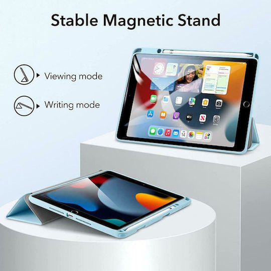 ESR Rebound Hybrid Flip Cover Frosted Blue (iPad 2019/2020/2021 10.2'')