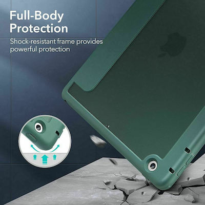 ESR Rebound Hybrid Flip Cover Piele artificială Verde (iPad 2019/2020/2021 10.2'' - iPad 2019/2020/2021 10.2'')