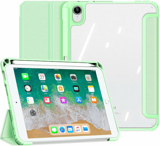 Dux Ducis Toby Flip Cover Δερματίνης Πράσινο (iPad mini 2021)