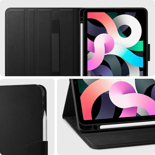 Spigen Liquid Air Folio Klappdeckel Schwarz für iPad Air 2020/2022