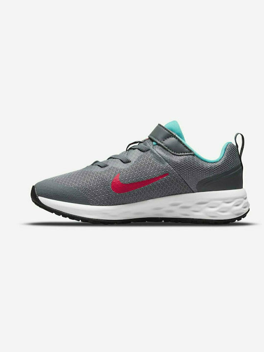 Nike Kids Sports Shoes Running Revolution Gray