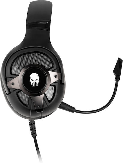 Kruger & Matz Warrior GH-100 Pro Über Ohr Gaming-Headset mit Verbindung 3,5mm / USB Schwarz