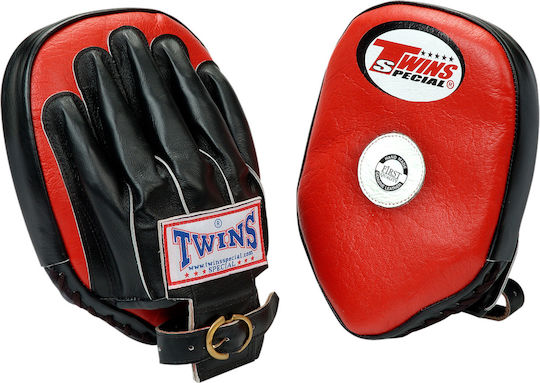Twins Special Focus Mitts Round Στόχοι Χειρός Πολεμικών Τεχνών 2τμχ Μαύροι