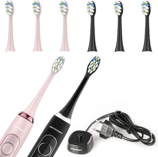 Berdsen Sonic B4 Duo Periuță de dinți electrică cu Temporizator Pink / Black