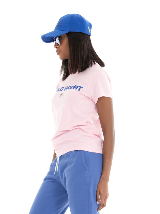 Ralph Lauren Γυναικείο Αθλητικό T-shirt Ροζ