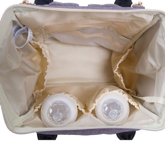 Kikka Boo Diaper Bag Siena Dark Grey 27x21x42cm.
