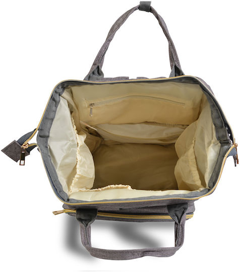 Cangaroo Diaper Bag Amelia 107349 Grey 39x16.5x43cm.